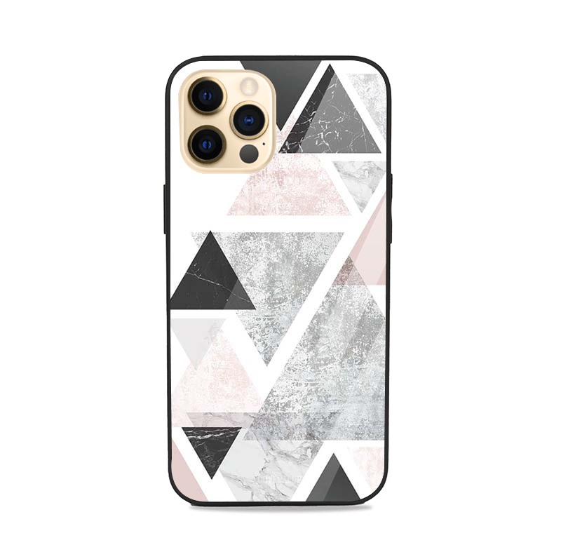 Abstract Triangle Glass Case