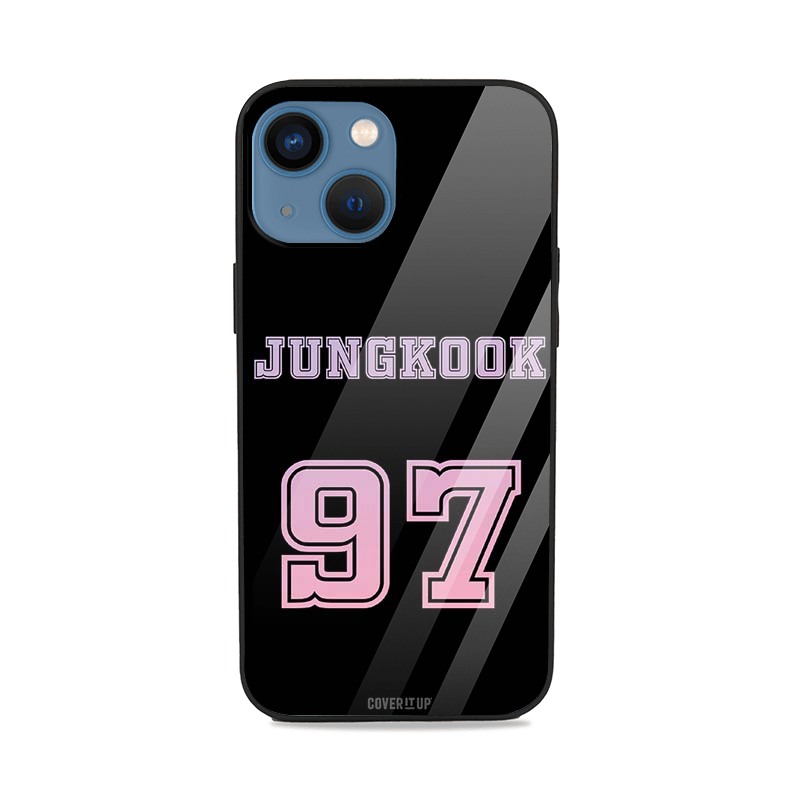 Jungkook Jersey Number Glass Case