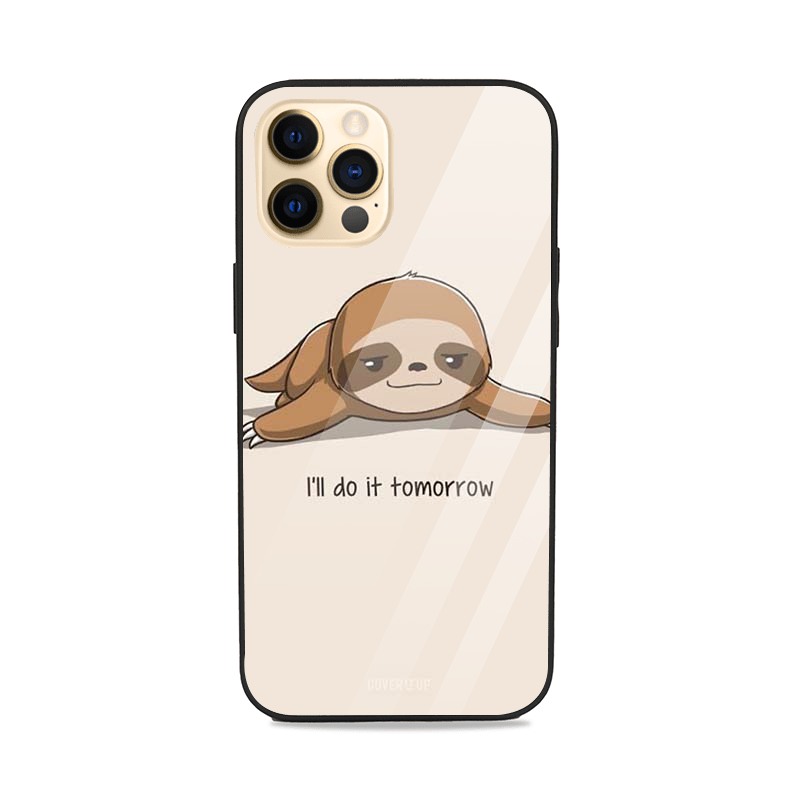 Lazy Sloth Glass Case